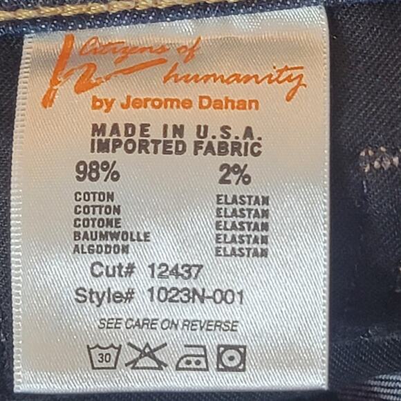 Citizens of Humanity Anthropologie "Dita" Petite Bootcut Leg Jeans SZ 28 - Picture 10 of 11